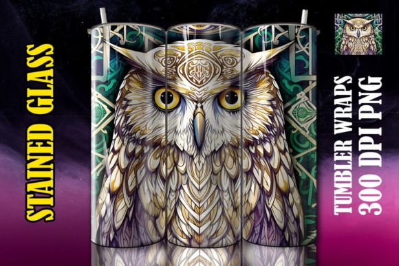 3D Snowy Owl Mystical Tumbler Design Guide