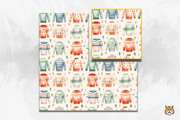 Autumn Sweater Seamless Pattern 1: A Guide to Cozy Digital Textures
