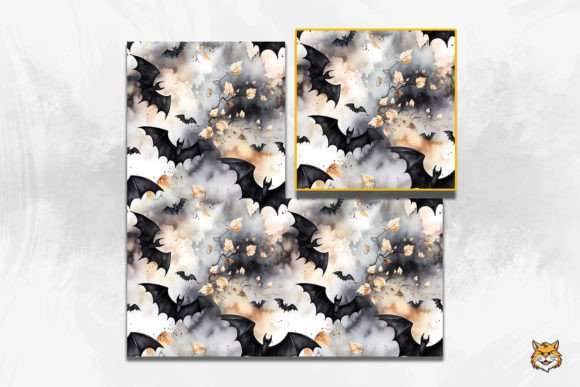 Bats in the Mist Seamless Pattern 4: Design Uses