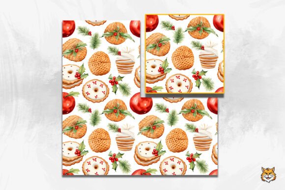 Christmas Cookies Seamless Pattern 1 Design Guide