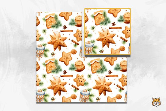 Christmas Cookies Seamless Pattern 2 Design Guide
