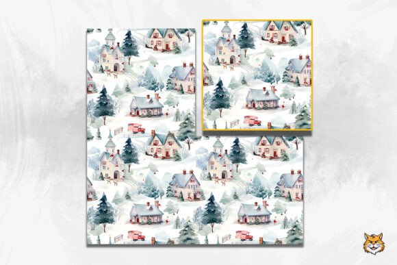 Christmas Village Seamless Pattern Design Guide