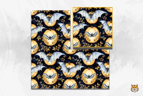 Designing with the Bats and Crescent Moon Seamless Pattern for Seasonal Projects