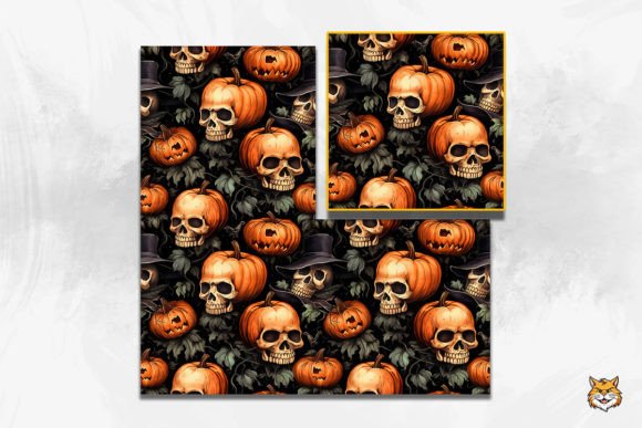 Designing with the Pumpkin and Skull Seamless Pattern: A Technical and Creative Guide