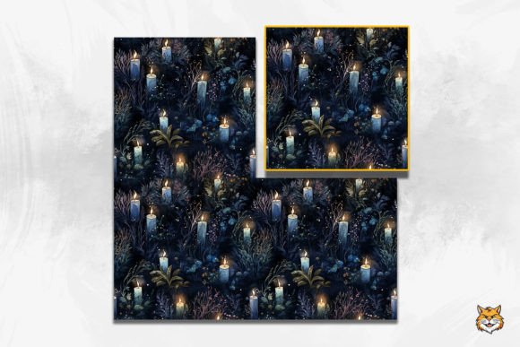 Eerie Candlelight Seamless Pattern 1: Design Guide