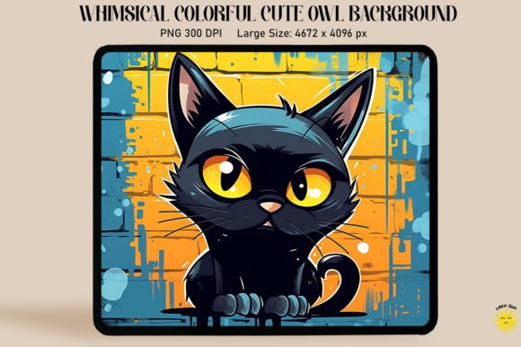 Elevating Creative Projects with the 3D Graffiti Cartoon Bombay Cat Digital Asset