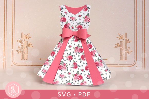 Elevating Gifting with a Dress Favour Box SVG PDF Template