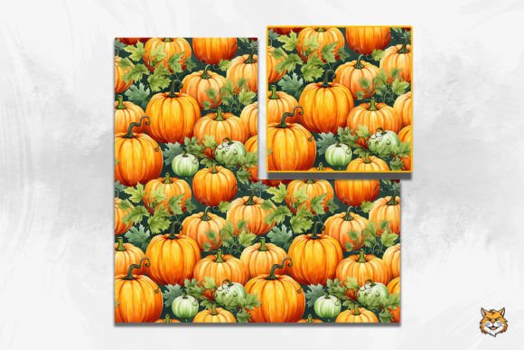 Elevating Seasonal Design: The Strategic Value of Pumpkin Patch Menace Seamless Pattern 2