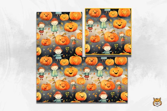Evaluating Pumpkin Parade Seamless Pattern 2 for Seasonal Design Projects