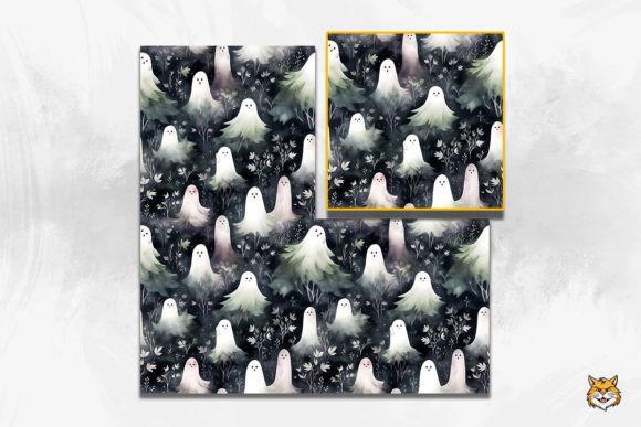 Haunting Spirits Seamless Pattern 5 Design Guide