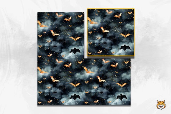 Integrating Bat-Filled Night Sky Seamless Pattern 2 Into Professional Design Workflows