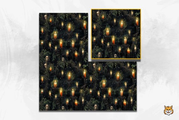 Integrating the Eerie Candlelight Seamless Pattern into Professional Creative Workflows