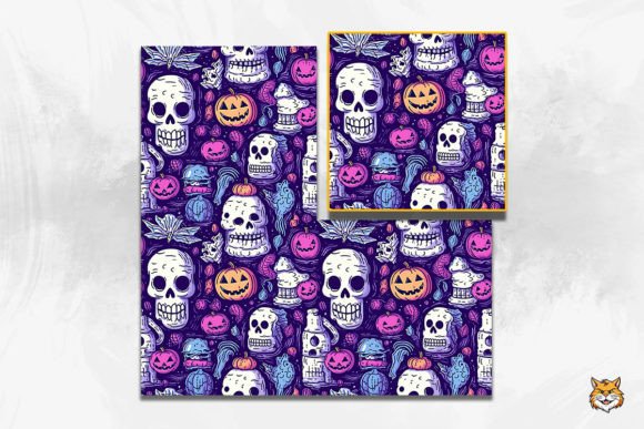 Integrating the Risograph Halloween Seamless Pattern into Modern Creative Workflows