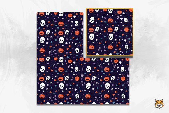 Strategic Application of Pumpkin Ghost Seamless Pattern in Seasonal Design