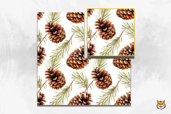 Strategic Applications of Autumn Pine Cones Seamless Pattern 1 in Creative Projects