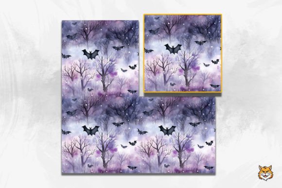 Understanding the Bats in the Mist Seamless Pattern: A Guide to Atmospheric Digital Design