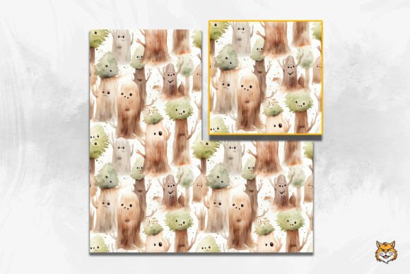 Unlocking Organic Creativity: A Guide to Using Spirits of the Trees Seamless Pattern 2