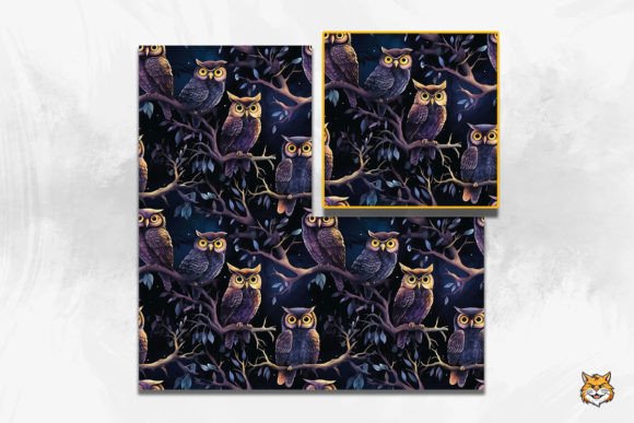 Wicked Owls Seamless Pattern 4: Design Versatility
